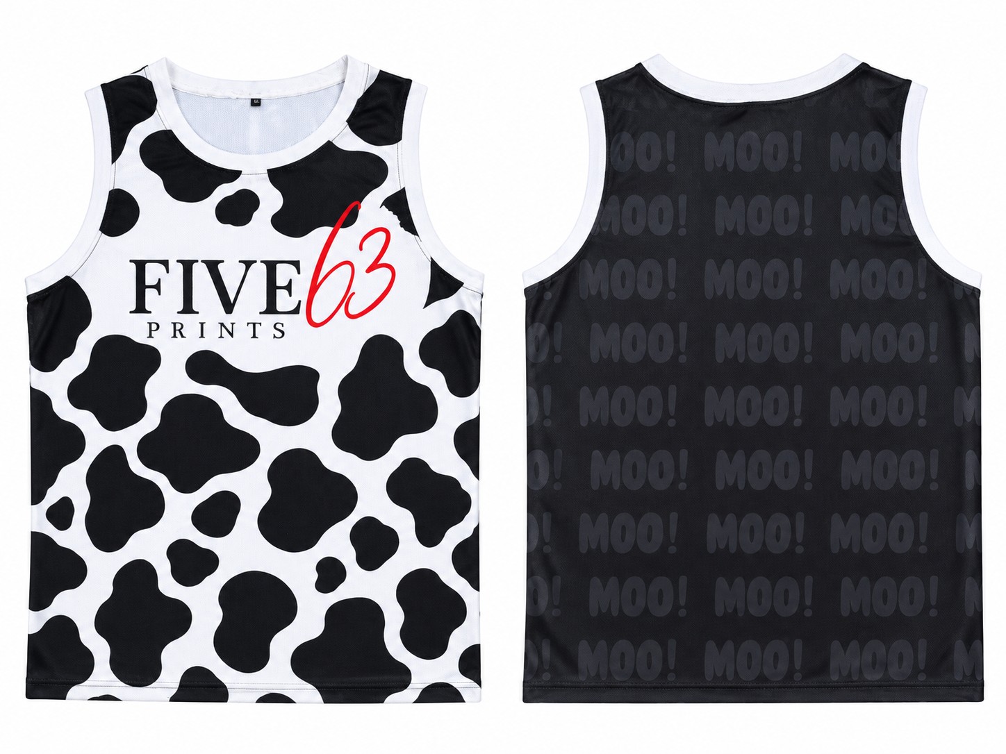Cow Print Jersey
