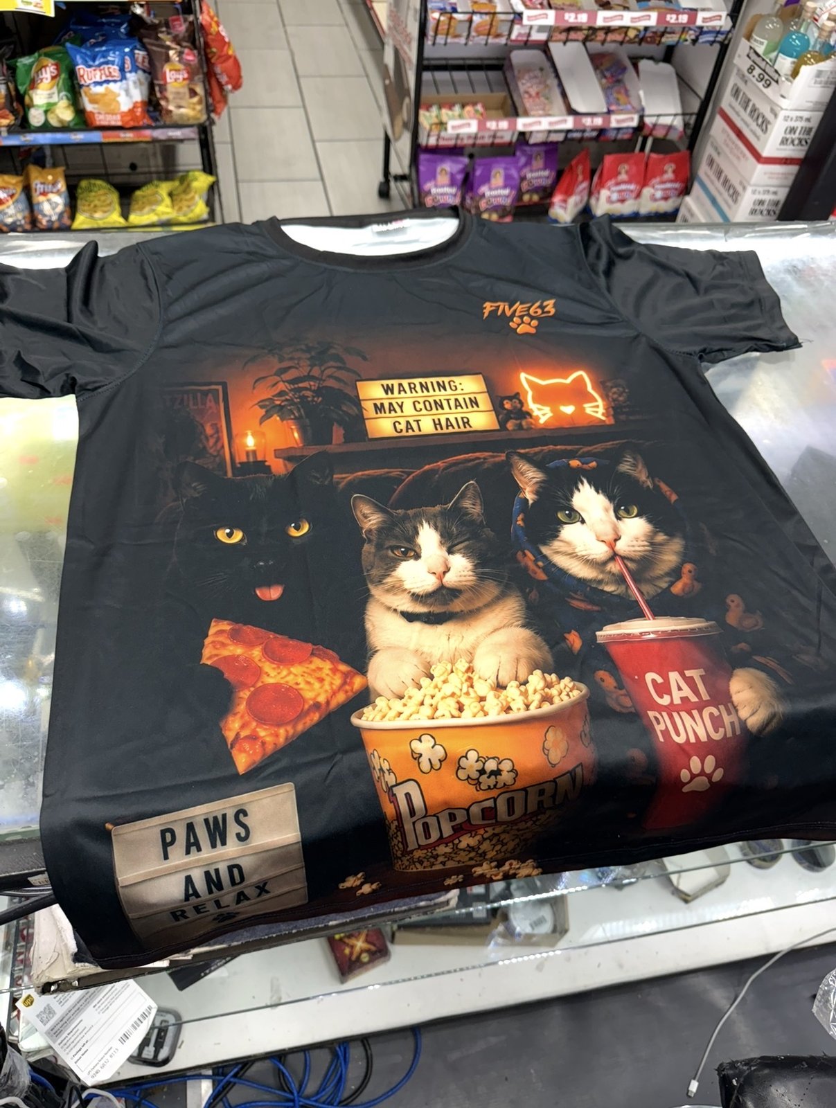 Custom FIVE63 cat-themed jersey ordered by Ryan